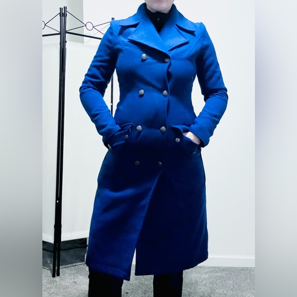 Free People Peacoat in Royal Blue - Picture 4 of 6